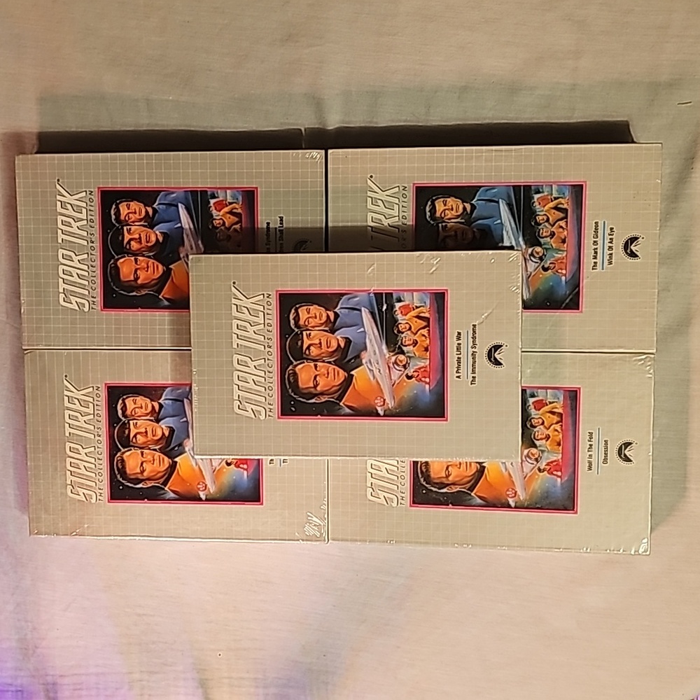 Star Trek the collector's edition vhs tape set